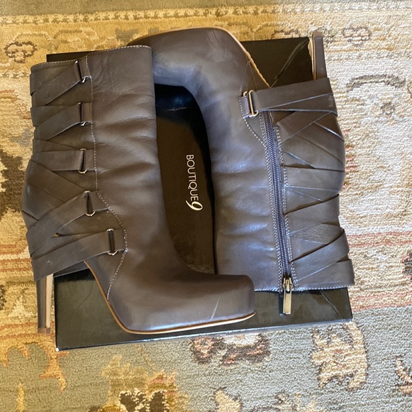Boutique 9 Shoes - Boutique 9-dark gray boot. Gently used with box.